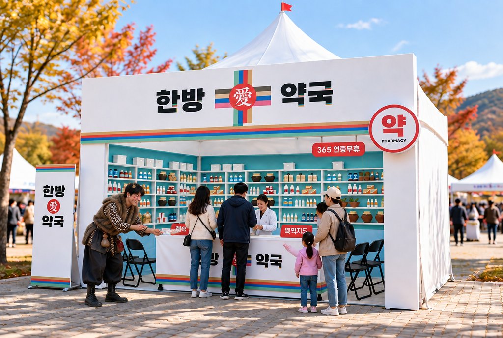 한방 愛 약국 부스 예상 이미지